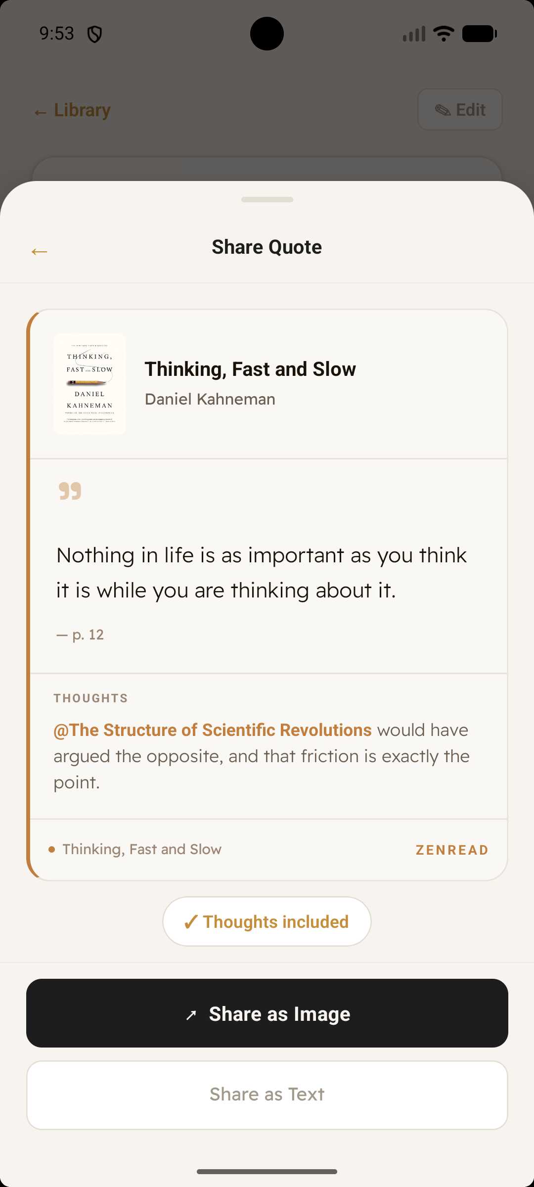ZenRead share quote